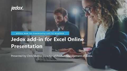 Office Add-ins demo on Office JS from Jedox