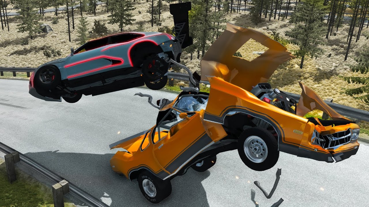 beamng drive high speed crashes