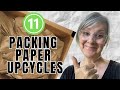 11 WAYS to UPCYCLE PACKING PAPER  / EASY DIY CRAFTS & DECOR