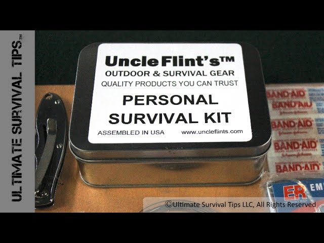 $25 Survival Kit - Uncle Flints Survival Kit - Assembled in USA 