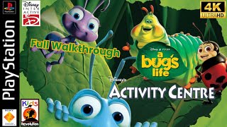 Full Disney's Activity Center - A Bug's Life (PS1) Full Walkthrough - 4K60fps UHD Guide
