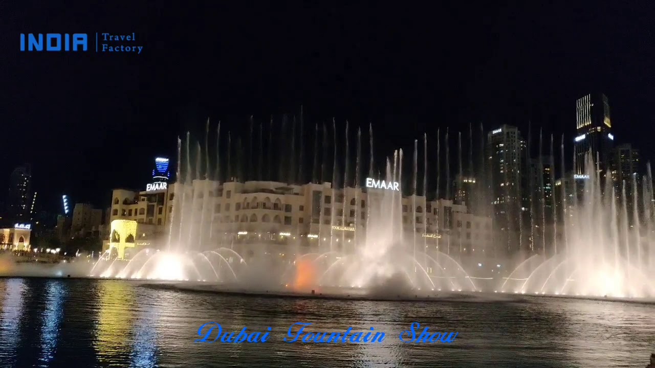 Dubai Fountain Show YouTube
