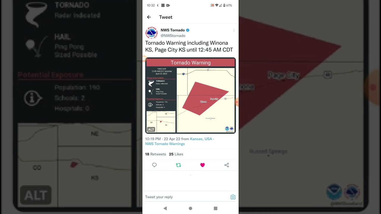 Winona, Kansas Tornado 42322 YouTube