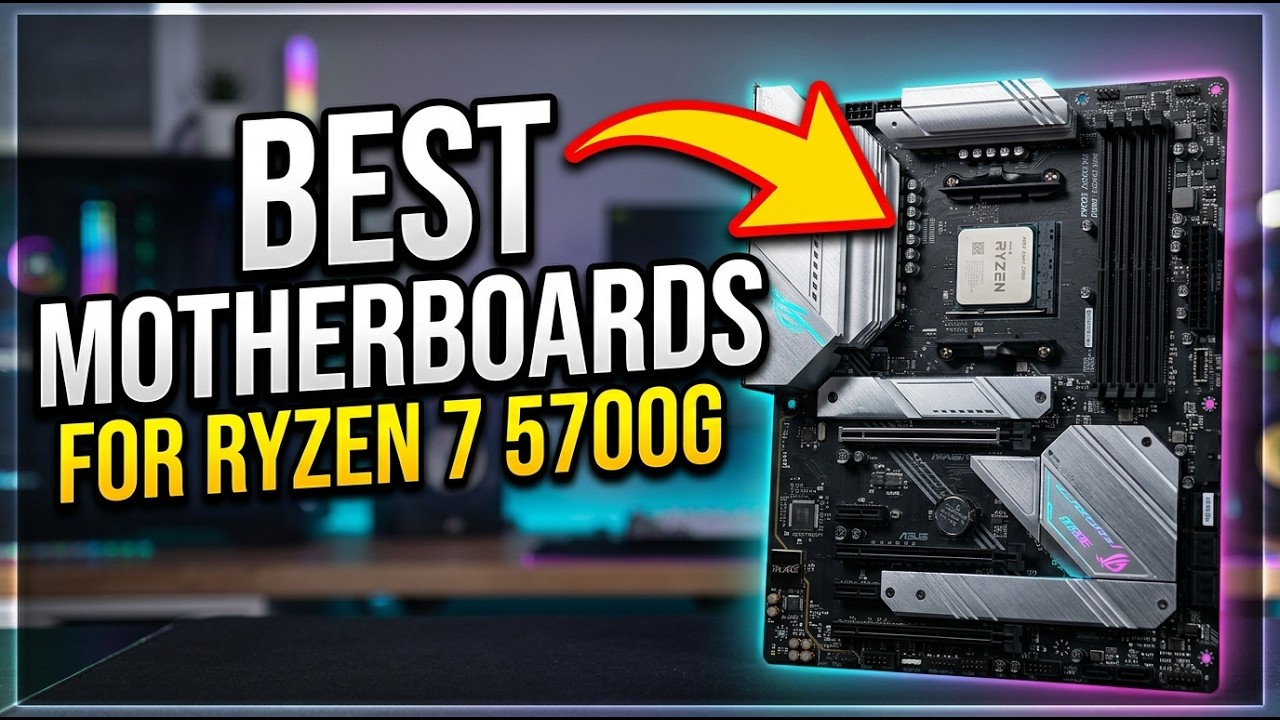 TOP 5 Best Motherboard For Ryzen 7 5700G - YouTube