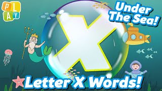 Letter X Words! | English ABC for Kids | FREE Worksheet | Lowercase Ending Sounds