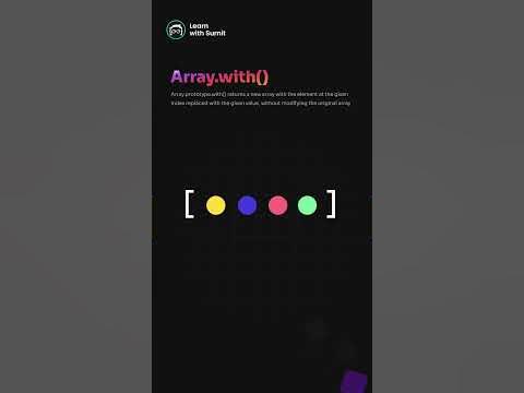 array with - YouTube