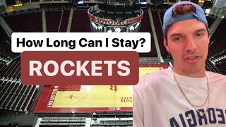 How Long Can I Stay At A Houston Rocket’s Game?