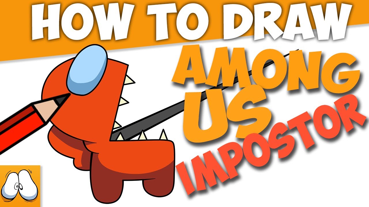 How To Draw Among Us Impostor Youtube