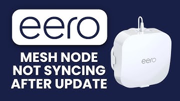 Eero Mesh Node Not Syncing After Update 🔄 Power Cycle Fix