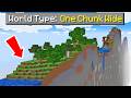 Minecraft, But It's One Chunk Wide...