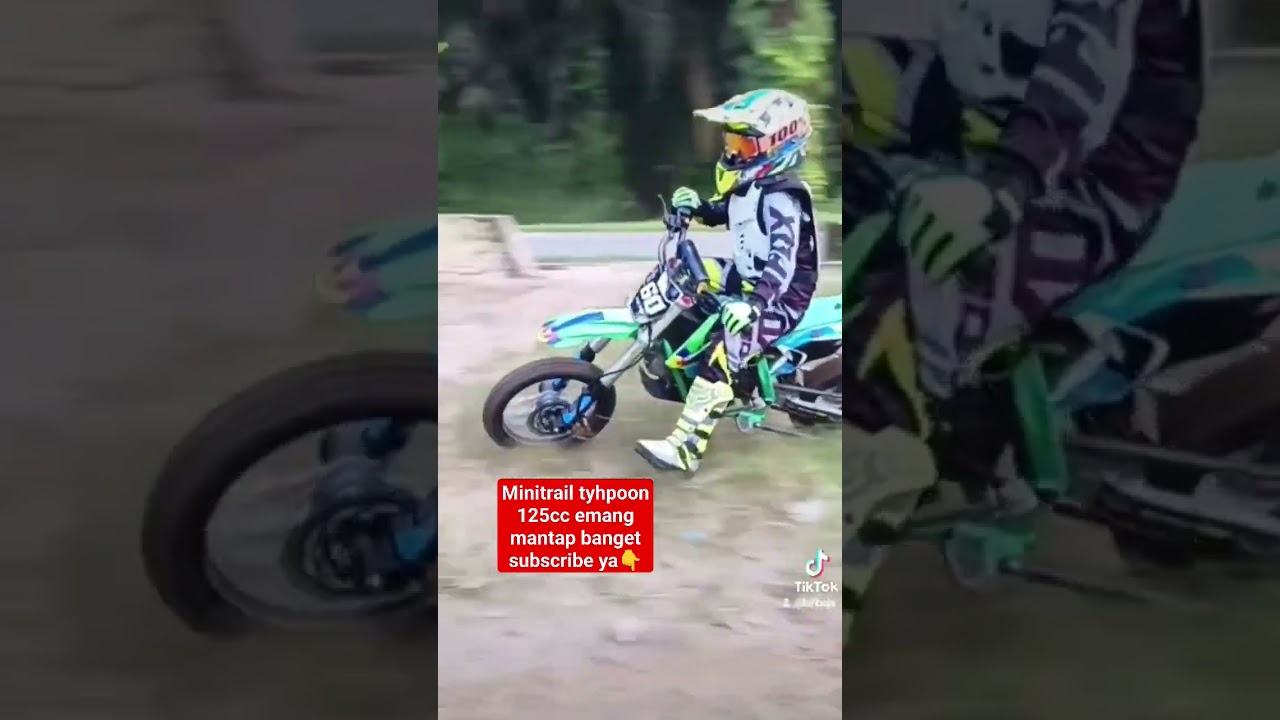 minitrail tyhpoon 125cc//terbaik 