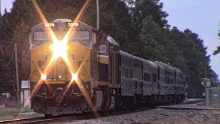 President Special! CSX 3275 leads CSX P900-26 in Clyo, GA 10/26/20