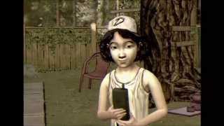 Video thumbnail of "Walking Dead  - Clementine finds a Raccoon"