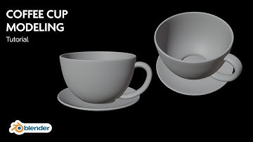 How to Model a Coffee Cup in Blender | Step-by-Step Tutorial (Part 1)