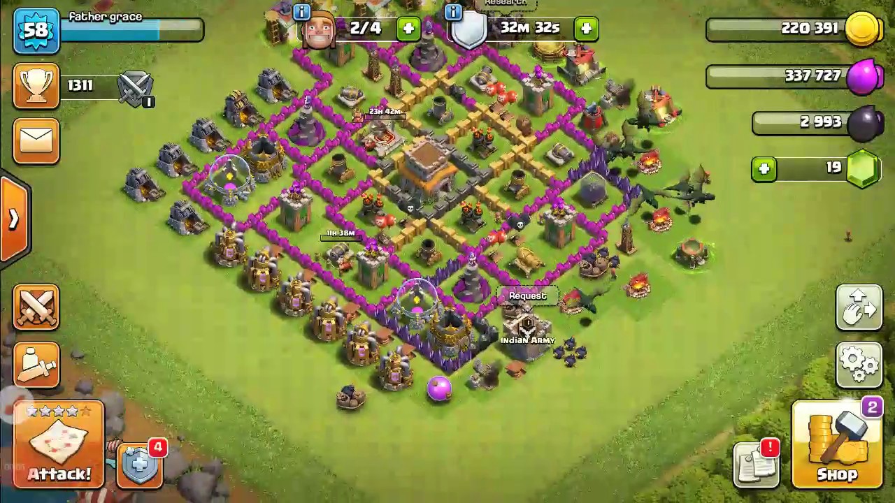 How to win match in coc best attack in coc YouTube