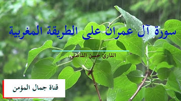 سورة آل عمران بالصيغة المغربية الأصيلة للقارئ  حسن الفاضلي