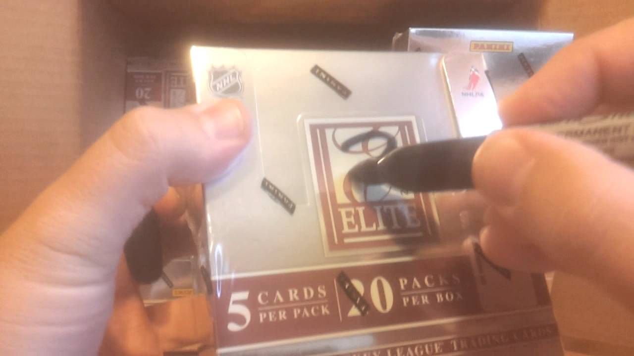 2014-09-24. Вскрытие кейса 2011-12 Panini Elite Hockey