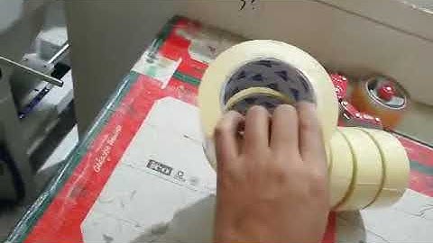 Fully automatic masking tape slitter and rewinder machine line