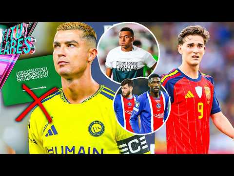 Is Cristiano leaving Arabia? | Push to save Gavi | Mbappe insults caught on camera | PSG picks th...