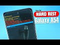 How to hard reset samsung galaxy a54  forgot patternpin unlock