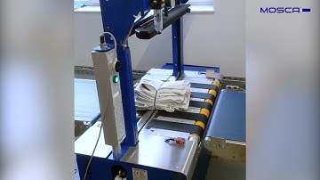 MOSCA SoniXs MP-6 B -  Fully Automatic Strapping Machine (Laundry Industry)