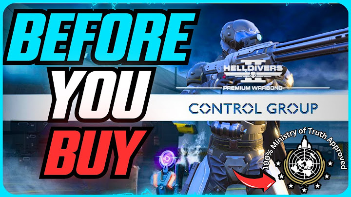 Helldivers 2 - I Tested Everything in the Control Group Warbond So You Don't Have to