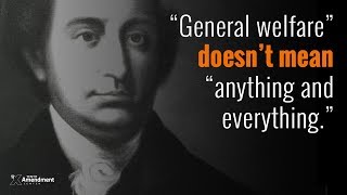 Edmund Randolph on the General Welfare Clause