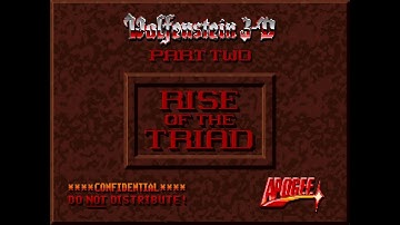 Wolfenstein 3D Part II: Rise of the Triad mod early version WIP gameplay
