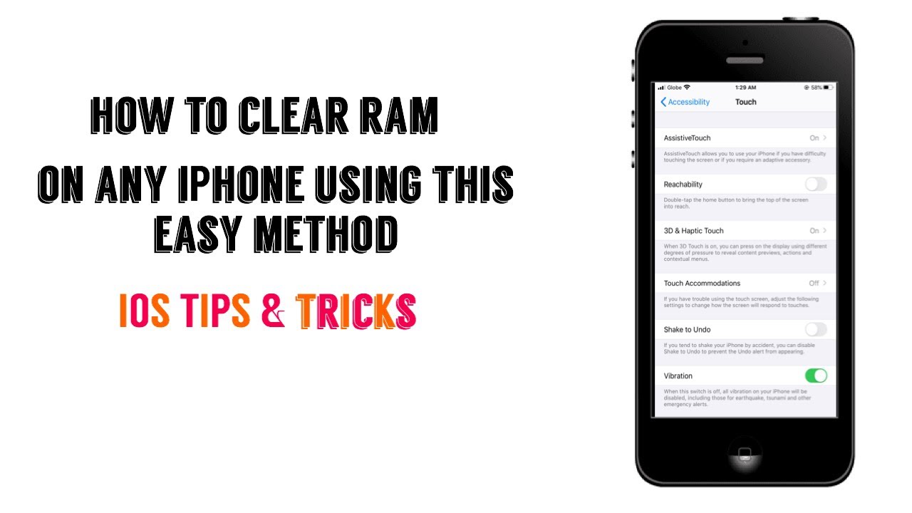iOS: Clear RAM on any iPhone ( Easy Method ) - YouTube