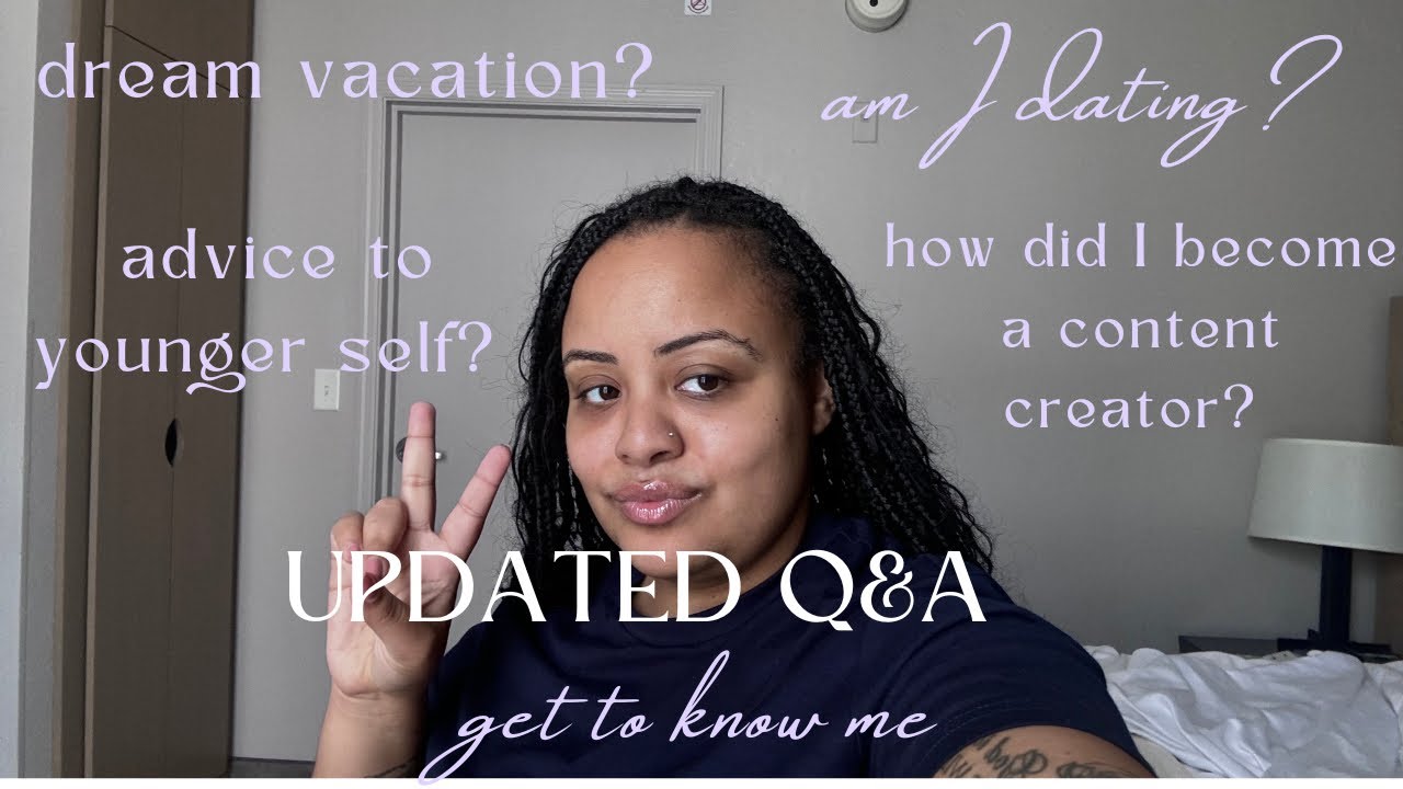 Q&A || Get to know me tag || Updated Video 🖤 || New Intro || Aliyah ...