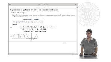 Agrupación de gráficos con diferentes coordenadas en Mathematica |  | UPV