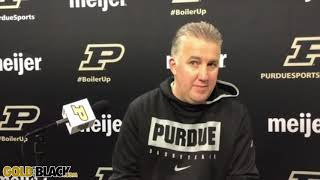 Pre-Nebraska: Purdue coach Matt Painter