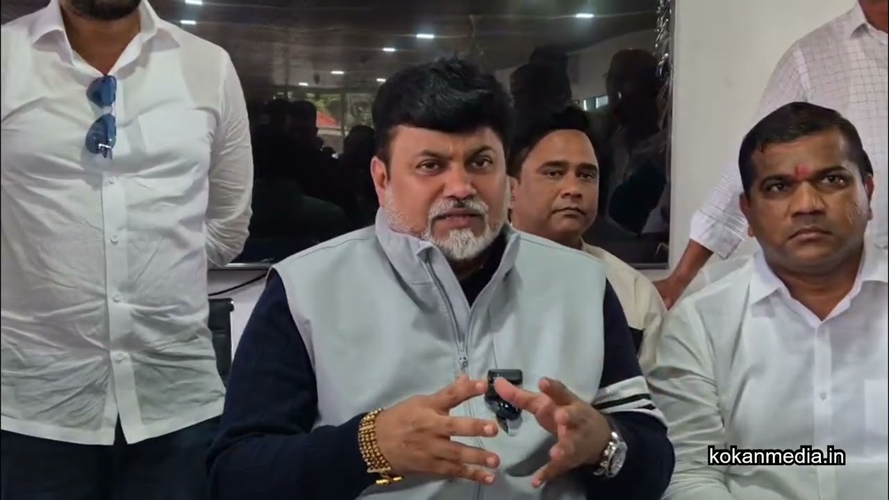 दहिवलीत भूस्खलन। जिल्ह्यातील आपत्तीग्रस्त भागाच्या भेटीनंतर पालकमंत्री उदय सामंत यांची पत्रकार परिषद