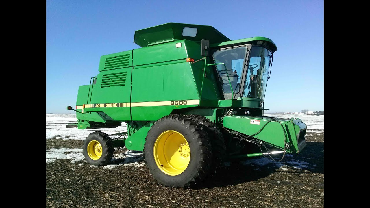 John Deere 9600 Combine selling on BIGIRON.com ! - YouTube