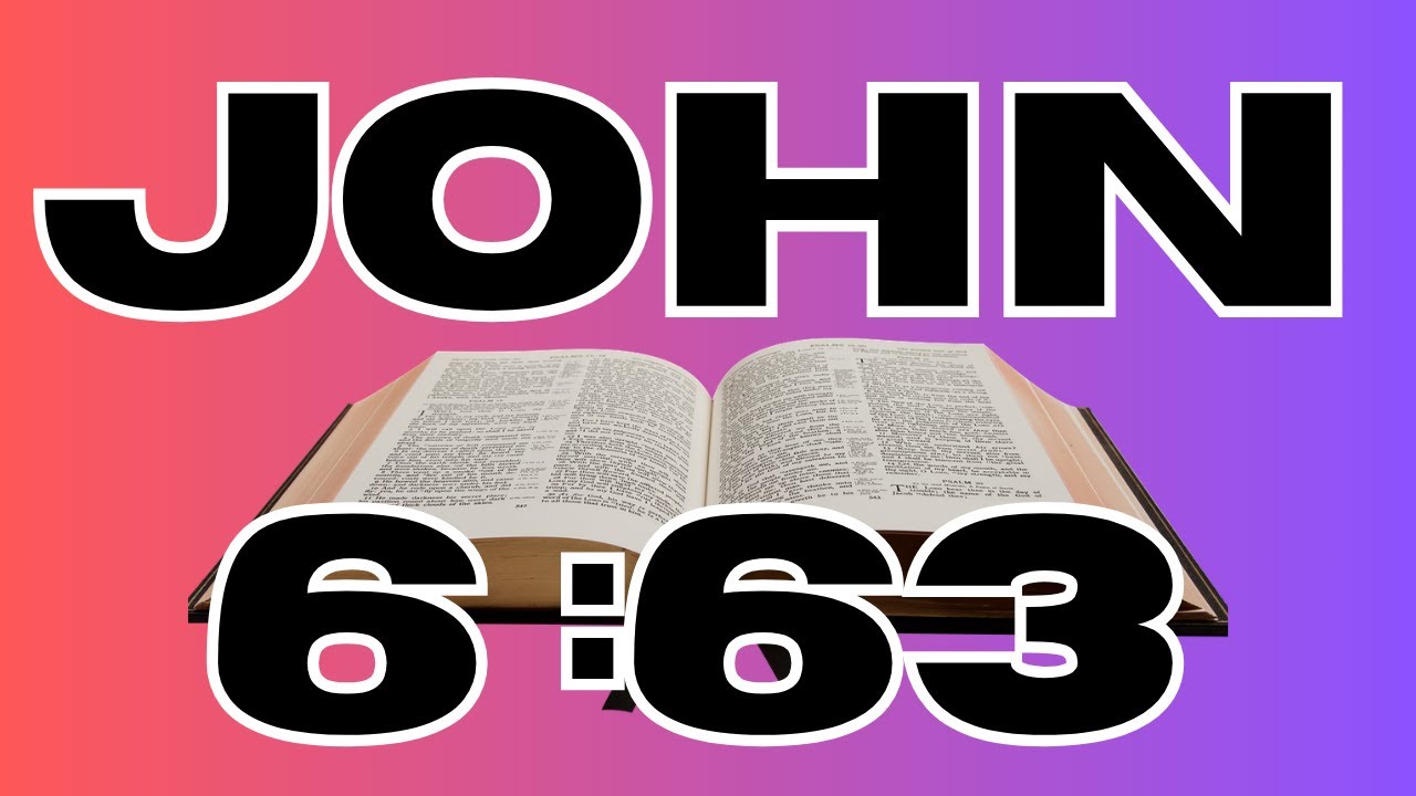 John 6 63 - YouTube
