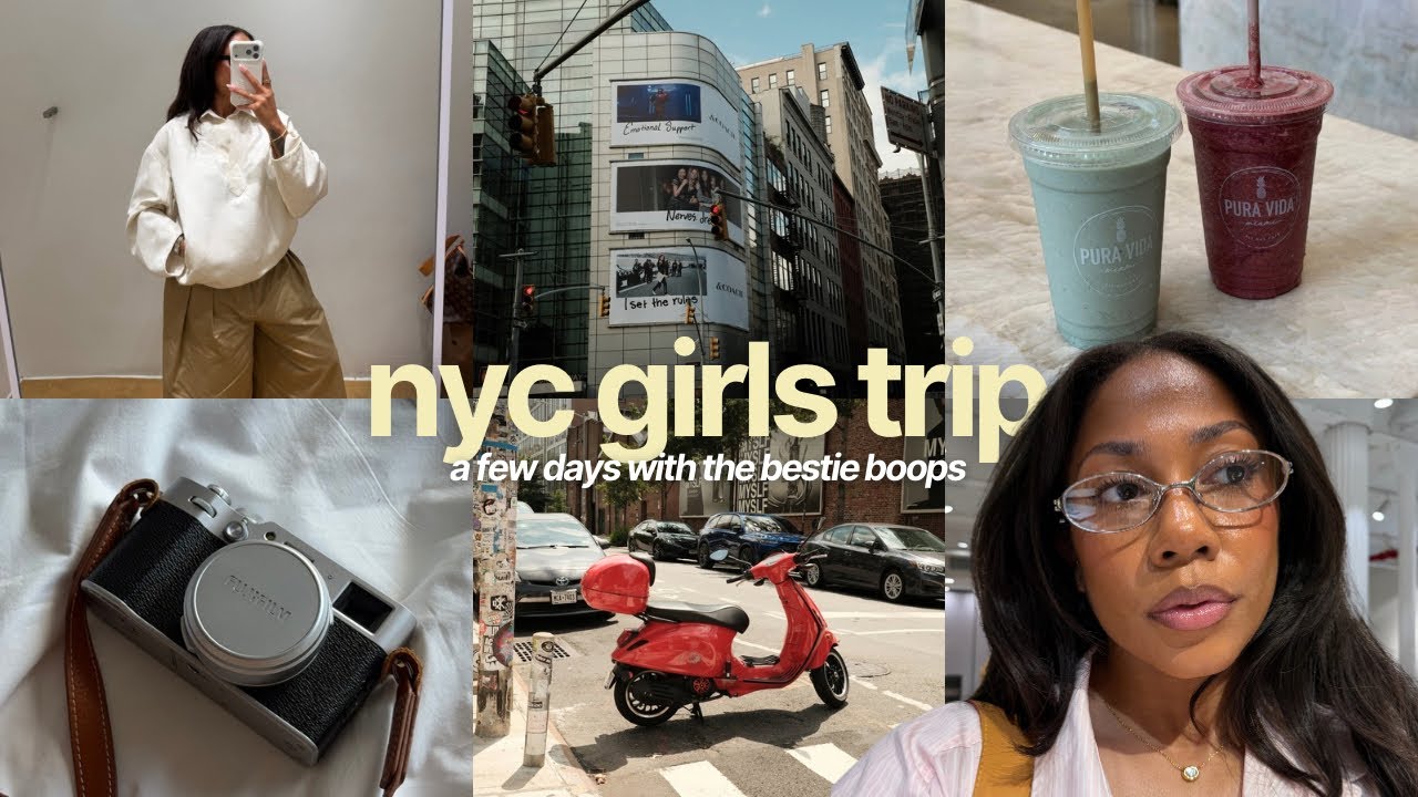 a few days in nyc 🍎 — shopping, new restaurants, a quick getaway | vlog
