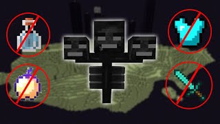 EASIEST Way to Kill the Wither! (No Items Needed) 1.14+