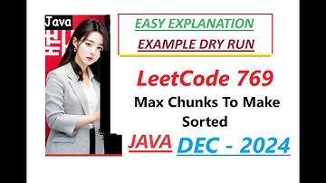 Max Chunks To Make Sorted | Leetcode 769 | 2 Approaches | Prefix Sum | Java Code | Developer Coder