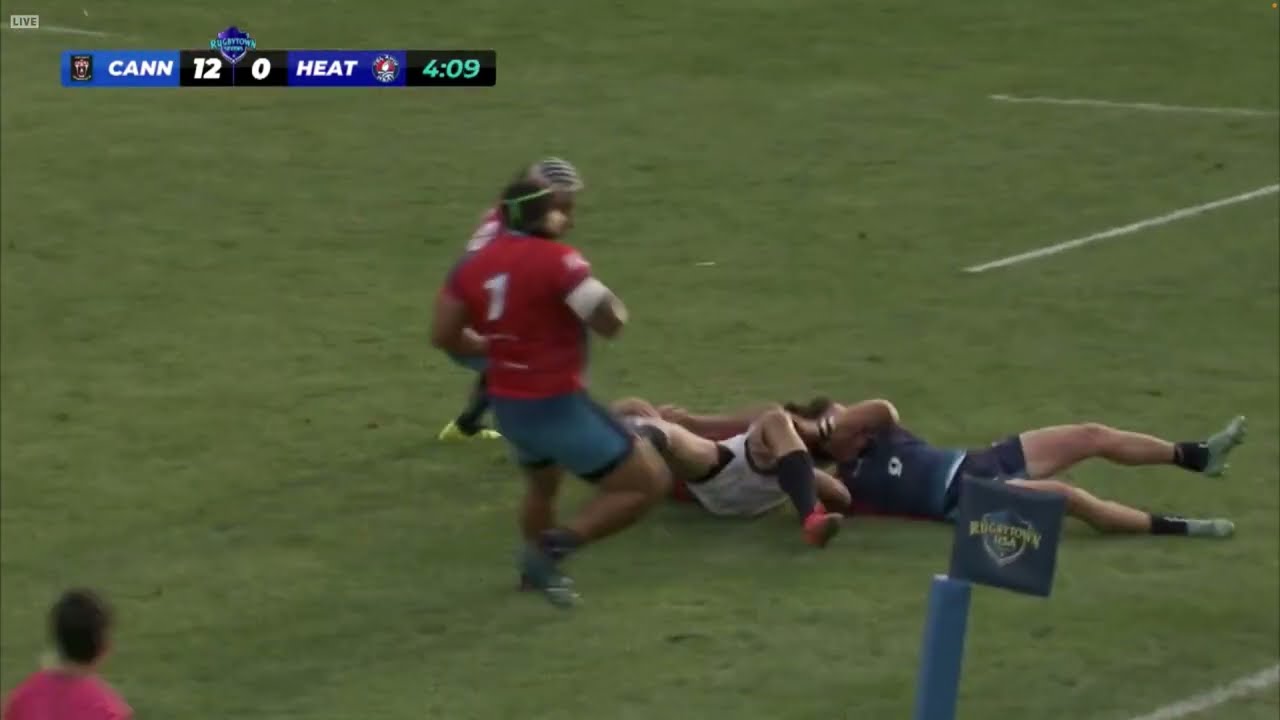 Utah Cannibals Big Hit - 2022 RugbyTown 7s