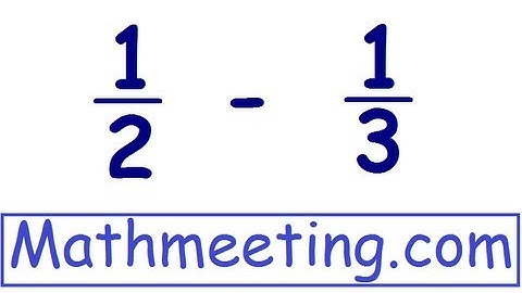 Adding Fractions - different denominators