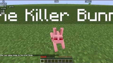 How to summon Killer bunny in minecraft java edition 1.21.1