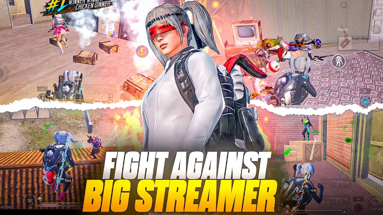 12 K/D Gameplay FIGHT against 300K subs STREAMER 1v4 Clutches