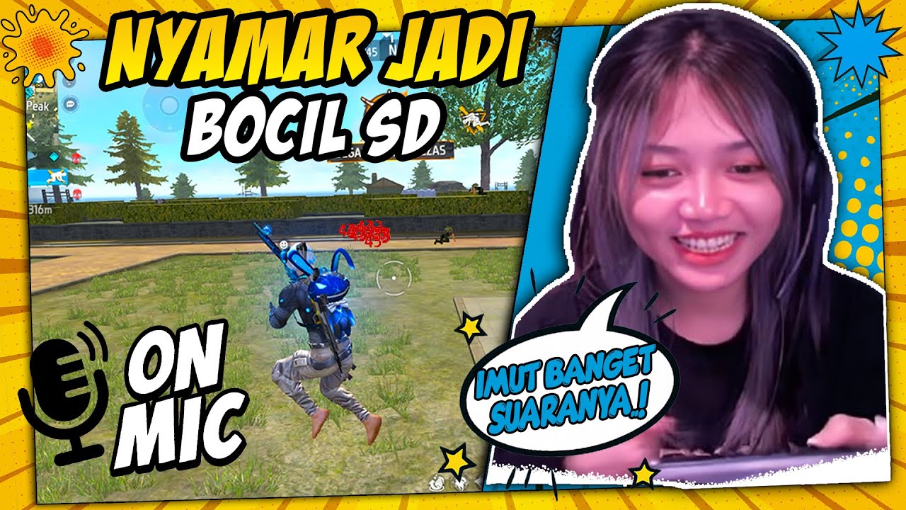 Nyamar Jadi Bocil Bikin STreamer Cantik Ini Heran Nonton Bocil Main