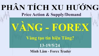 PHÂN TÍCH XU HƯỚNG VÀNG - FOREX 13-19/5/24 ( Vàng tạo tín hiệu Tăng? )