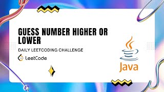Guess Number Higher or Lower || Leetcode 374 || Daily Challenge || Leetcode