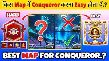 🧐WHICH IS THE BEST MAP FOR CONQUEROR PUSH⁉️| BGMI/PUBG 4.0 UPDATE CONQUEROR RANKPUSH TIPS & TRICKS✅ 