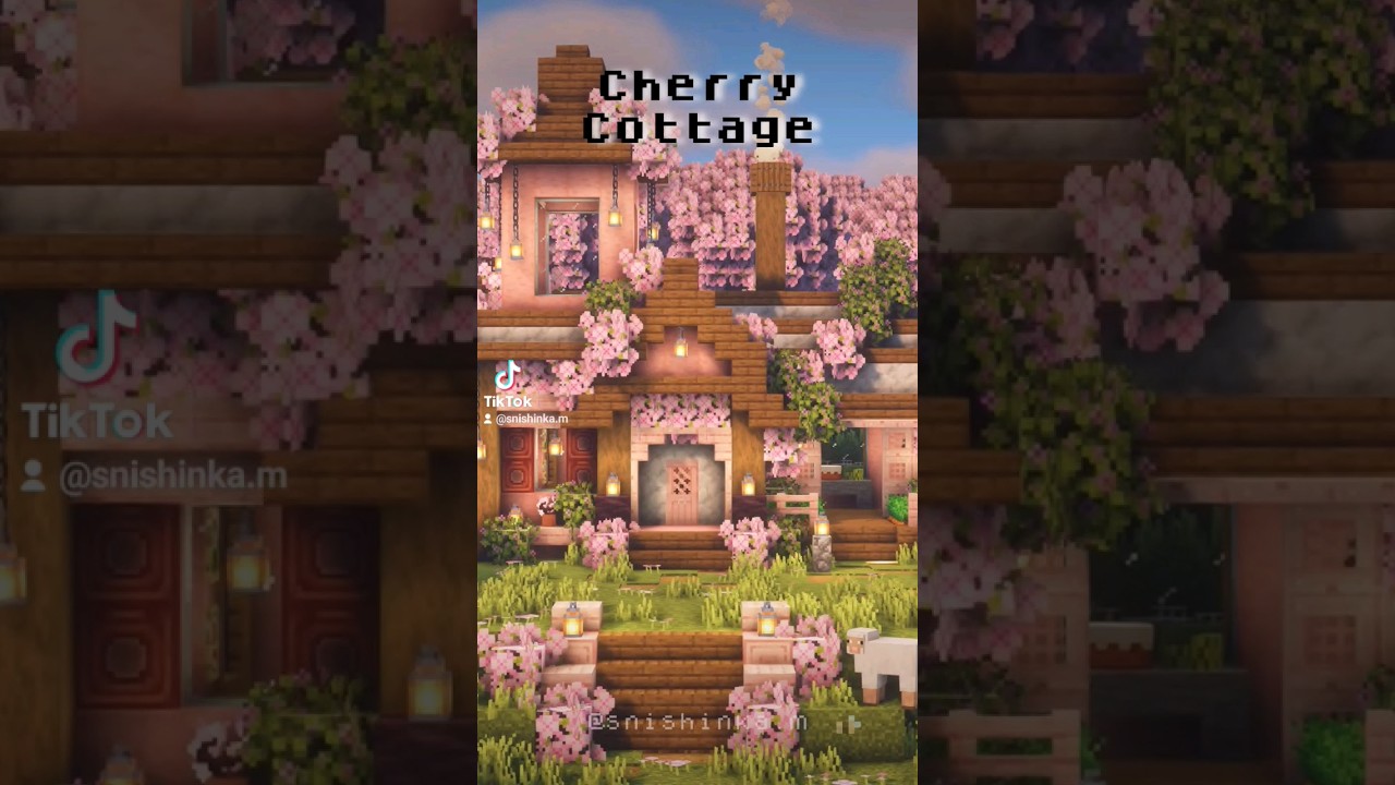 Minecraft Cherry Blossom Cottage 🌸 