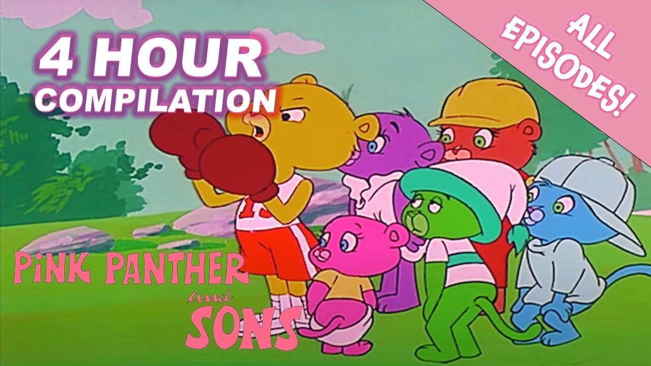 ⁣The Pink Panther And Sons All Episodes | 4-Hour MEGA Compilation | The Pink Panther Show