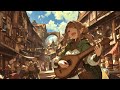 Relaxing medieval music  fantasy bard ambience calming dd music peaceful market day