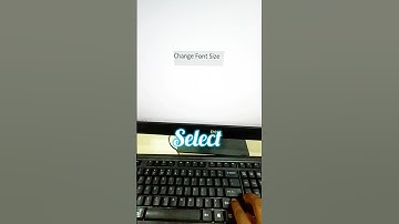 How to Change Font Size In Ms Word #shortcutkeys #shortvideo #msword #keyboard #tricks